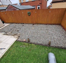 R&R Composite Decking Glasgow Work 18 Before