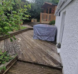 R&R Composite Decking Glasgow Work 19 Before